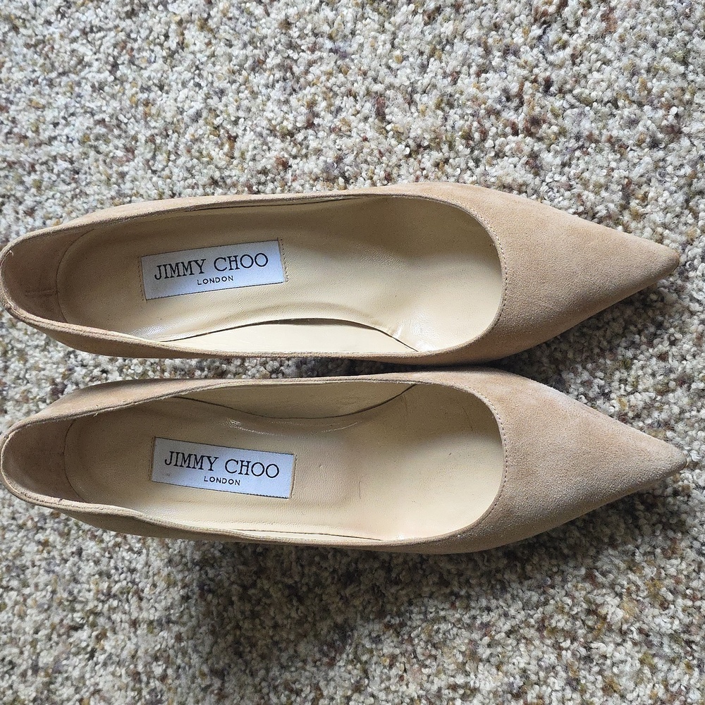 Jimmy Choo Anouk Suede Pumps